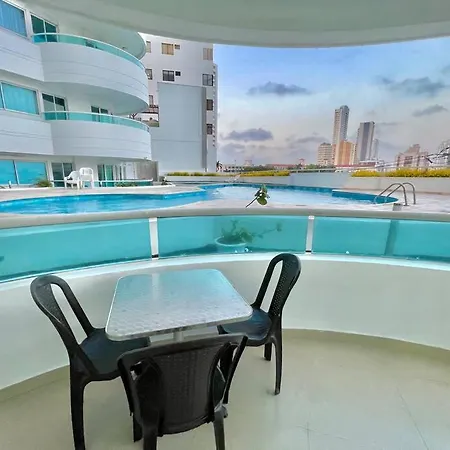 Apartamento Apartamento Con Vista En El Laguito Frente A La Playa Cartagena